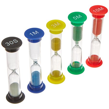 EDUPLAY Lot de sabliers école