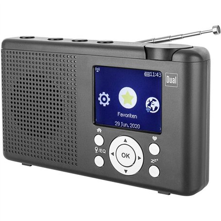 Dual 76524 MCR 200 Radio de Table Internet