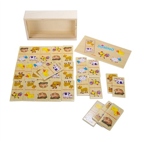 GICO Domino en bois pour enfants et adultes