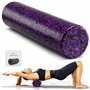 EVEREST FITNESS Rouleau Massage Sport - Foam Roller Rouleau Pilates et Fitness 60 cm de Long pour Musculation Fascias - Rouleau