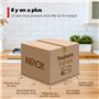 Nirox Entonnoir universel 4 pièces - Convient aux aliments BPA-FREE - Aide au remplissage pour la cuisine - Mini entonnoir de re