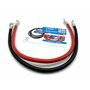 eXODA Câble de batterie 50cm câble d'alimentation en cuivre 50 mm² avec cosses à œillets M8
