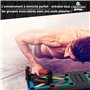 Ensemble de planches push-up ALPHASKIN® Premium I poignées push-up entraînement à domicile I planche push-up 9 en 1 I salle de g