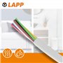 Lapp 0028404 LiYY Câble de commande 10 m 4 x 0,34 mm² I Câble de données 4 fils I Câble d'extension LED I Câble à souder pour ca