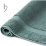 herzbach home - Tapis de Bain 100% Coton | 50 x 80 cm Lot de 2 | Tapis de Douche | Absorbant | Vert