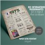 Retour en 1975 Affiche d'anniversaire | Cadeau 50e anniversaire |Décoration 50e anniversaire | Cadeau anniversaire | 50e anniver