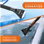 WERKTAL - Grattoir à glace [MAX] voiture avec balai - Grattoir à glace de voiture efficace [télescopique] - Ultra fouet voiture 