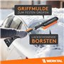 WERKTAL - Grattoir à glace [MAX] voiture avec balai - Grattoir à glace de voiture efficace [télescopique] - Ultra fouet voiture 