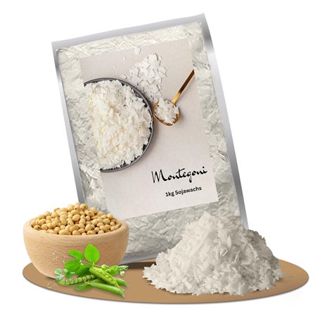 Cire de soja Montegoni® 100% naturelle pour bougies (1kg)