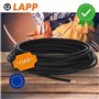 5 mètre Lapp 4520016 H07V-K 16,0 mm² Noir - Câble de câblage - Câble flexible - Câble simple en PVC - Toron 16 mm² - Câblage