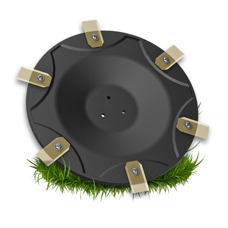 Disque à lames Tuning pour 6 lames compatible avec ECOVACS Goat O500