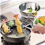 Todai Pince à épiler culinaire en acier inoxydable pour barbecue de style japonais Yakiniku 24 cm Fabriqué au Japon Argent