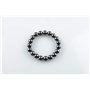 SN NATURSTEIN UG - Bracelet Pierre Naturelle Shungite Perle Noire | Gemme et Pierre de Carélie - 3 unités