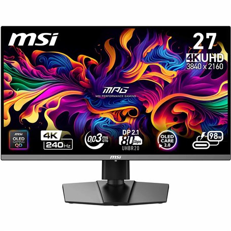 MSI MPG 272URX QD-OLED écran Gaming 27" 4K UHD - Dalle OLED 3840 x 2160
