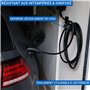 EVify Support Cable Recharge Type 2 Peu encombrant pour Voiture Electrique • Support Mural Prise Type 2 • Accessoires pour Câble