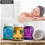 Sels de Bain Set 3x400g de Lavande - Sea Breeze - Ylang-Ylang - Naturelle - Idéal pour Bien Dormir - Soulagement du Stress - Bai