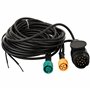 AUTOLIGHT 24 Jeu de câbles pour remorque 5 m 13 broches + 2 câbles de sortie CC pour éclairage de remorque feux arrière Faisceau