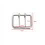 OTOTEC 5pcs Boucles à Double Ardillon pour Ceinture Boucles à Double Ardillon 65 X 45 Mm 5 Cm Adaptées Aux Ceintures de 5 Cm Mét