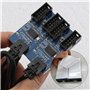 EMSea Carte Mère 9 Broches USB en-tête Multiplicateur USB 2.0 1 Mâle à 4 Ports Femelle Séparateur Adaptateur Câble d'extension C