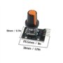 EMSea 5pcs KY-040 Module d'encodeur Rotatif à 360 Degrés Carte de Développement Capteur Brique avec Capuchon Bouton 5V 20 Cercle