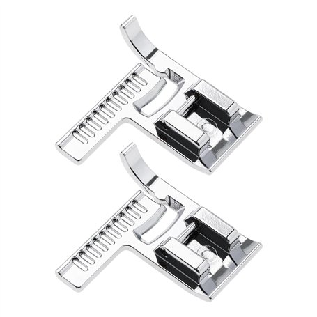 EMSea 2pcs Pied-de-biche Machine à Coudre Réglable avec Guide de Pied de Règle Pied-de-biche pour Plupart des Machines à Coudre