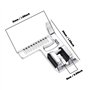 EMSea 2pcs Pied-de-biche Machine à Coudre Réglable avec Guide de Pied de Règle Pied-de-biche pour Plupart des Machines à Coudre