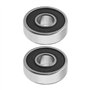 YINETTECH Lot de 2pcs Roulement à billes Remplacement 210034-7 607-2RS Compatible avec Makita 9557NBR 9558NBR GA4034 GA4534 GA50