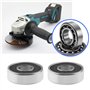 YINETTECH Lot de 2pcs Roulement à billes Remplacement 210034-7 607-2RS Compatible avec Makita 9557NBR 9558NBR GA4034 GA4534 GA50
