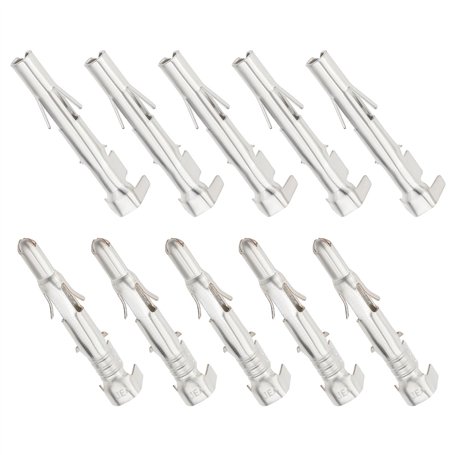 VGOL 100 Pièces de Broches de Borne de Réparation de Sertissage de Câblage Connecteurs Mâles et Femelles 926893-1 926894-1 pour