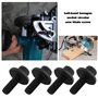 VGOL Lot de 4 boulons hexagonaux M6 à filetage gauche pour scie circulaire 266133-3 10541200 compatibles avec Makita BSS610 BSS6