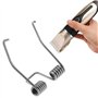 VGOL Lot de 4 pinces à cheveux électriques à ressort pour barbier, tension de torsion, convient pour tondeuse à poils d'animaux