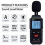 Lrtzizy Compteur de son numérique, Compteur sonore pour de classe Home Street, DB 30-130DBA pour mesurer le bruit, lecteur de dé