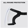 Dropfree Masque de Protection de Travail Masque de Protection Intégral Transparent Protecteur Anti-Poussière avec 10 Filtres Noi