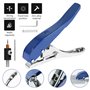 Qezodsx Pince Perforatrice en Métal 8 Mm, Outil de Perforation pour Feuille de Plastique, Papier Photo, PVC ABS, Ouvre-Trou de C