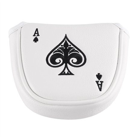 Geieold Couverture de TêTe de Putter de Maillet de Golf Protecteur de Club MagnéTique Convient pour Les Putters de Style 2 Balle