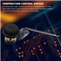 NISHZHU 1NC 1NO AC 250V/380V 16A 0-40C Interrupteur de controle de la temperature thermostat capillaire