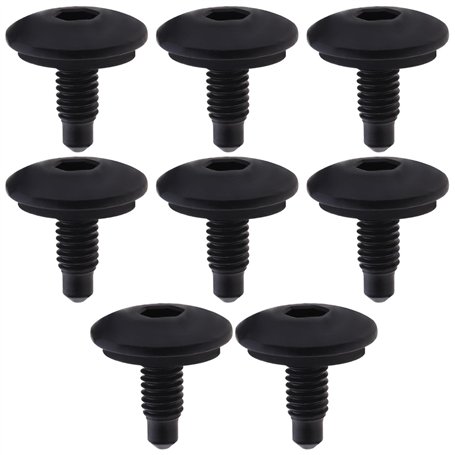 eMagTech Lot de 8pcs Boulons Hexagonaux pour Toit de Voiture WHT006148 Compatible avec Amaro-k T5 T6 Compatible avec A4 S4 A5 S5
