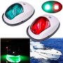 LElgqceu LumièRe de Navigation à LED LumièRe LatéRale de Bateau Signal Signal D'Avertissement LumièRe de Yacht Blanc