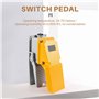 Dsdhuf Pied Lt4 Interrupteur En Aluminium Caisse À Pédale Interrupteur À Pédale Pour Machine Outil Contrôle Contact D'Argent