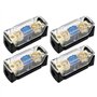 ECSiNG Lot de 4 Mini Porte-fusibles ANL pour Voiture Porte-fusibles d'alimentation Solide Porte-fusible en Métal avec Fusible 60