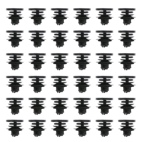 ECSiNG Lot de 50 clips de fixation en plastique pour panneau de porte intérieur de voiture 3B0868243 compatibles avec VW Golf/MK