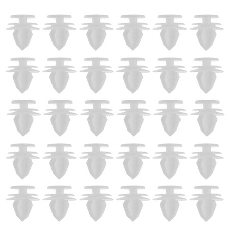 ECSiNG 30x Clips de Doublure de Hayon et Attaches de Doublure de Couvercle de Coffre Clips de Panneau de Garniture Intérieure de