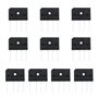 ECSiNG GBJ2510 Lot de 10 ponts redresseurs à diode plate 25 A 1000 V pour commuter l'alimentation électrique LED circuits électr