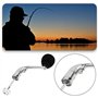 Briny River Lot de 3pcs Poignées de Moulinet de Pêche en Alliage d'aluminium avec Bouton EVA pour Moulinet de Pêche à Tambour Fi