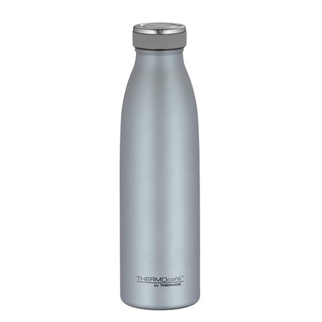 THERMOcafé by THERMOS TC BOTTLE Bouteille isotherme en acier inoxydable résistant aux boissons gazeuses pendant 12 h chaud 24 h