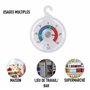 Lot de 2 thermomètres de réfrigérateur à cadran de 65 mm avec zones colorées