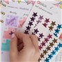 Autocollants Étoiles colorés Assortis, de Couleur métallisée Blick (90 Autocollants)