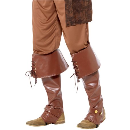 Smiffys Couvre-bottes de luxe style pirate