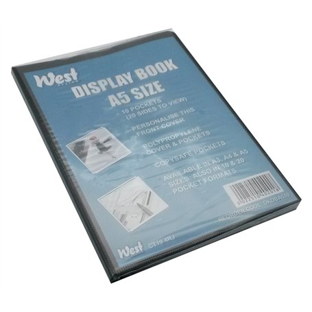 Westfolio DKDBA510 Porte-vues A5 Noir