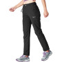 YSENTO Pantalon de randonnée pour femme - Imperméable - Séchage rapide - Stretch - Avec poches zippées